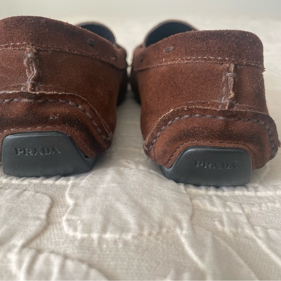 Prada Authentic Driving Loafers. Brown size 7. - Picture 9 of 14